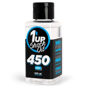 1up Racing Pure Silicone Shock Oil 450cSt / 36.25wt - 100mL 100450