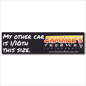 Jammer's Bumper Sticker - 11.5" x 3"