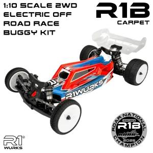 R1WURKS R1B Mark 1 - Carpet 1/10 2WD Electric Buggy Kit - 920001