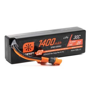 1400mAh 2S 7.4V Smart G2 30C LiPo; IC2 Connector - SPMX142S30H2