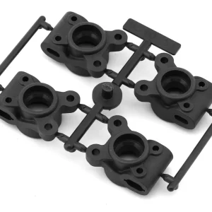 RC10B7 FT Carbon Rear Hub Set, -4mm Offset - 92519