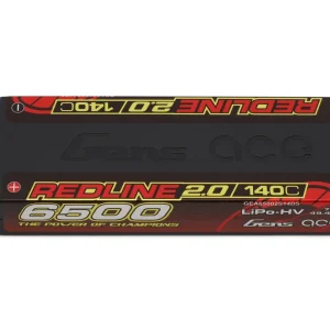 Gens Ace Redline 2.0 2S LCG LiHV Battery 140C (7.6V/65000mAh) w/5mm Bullets GEA65002S14D5