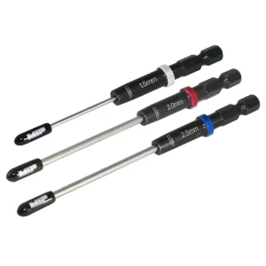 MIP Gen 2 Speed Tip Hex Driver Power Tool Tip Set (Metric) (1.5, 2.0 & 2.5mm) - MIP9612