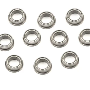 ProTek RC 1/4x3/8x1/8" Metal Shielded Flanged "Speed" Bearing (10) - PTK-10068