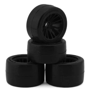 eXcelerate F1 Front & Rear Rubber Pre-Mounted Tires Set (Medium/Soft) - XCE-3062