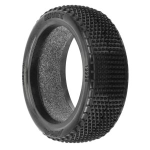 AKA PRODUCTS, INC. 1/10 Rivet Soft Carpet 4WD Front 2.2" Off-Road Buggy Tires (2) - 13335GR
